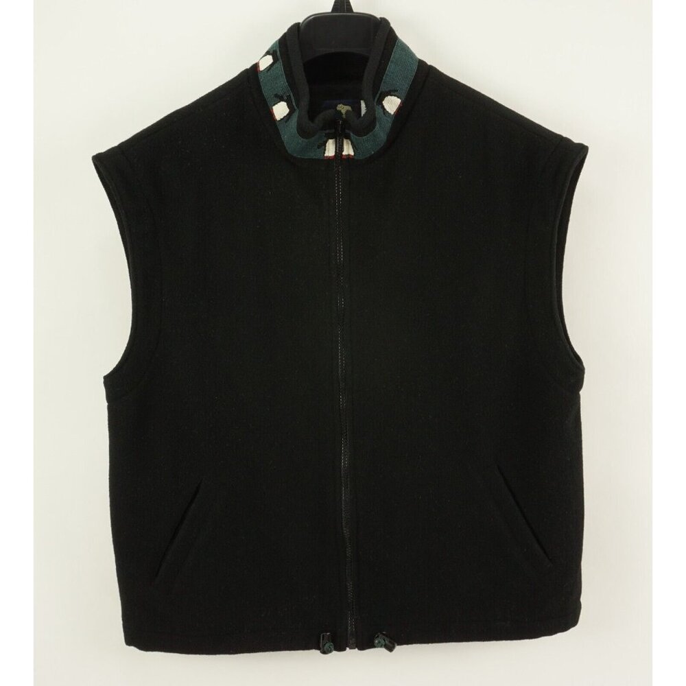 A Tail We Could Wag‎ Belt Back Full Zip Wool Vest Small/Medium Unisex Penguin
